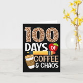 Leuke 100ste dag van de school leraar 100 dagen ko kaart (Gele Bloem)