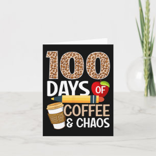 Leuke 100ste dag van de school leraar 100 dagen ko kaart