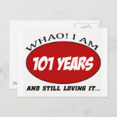Leuke 101 jaar oude design briefkaart (Voorkant / Achterkant)