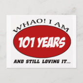 Leuke 101 jaar oude design briefkaart (Voorkant)