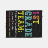 Leuke 1e klas team zoals normaal maar cooler Byck Fleece Deken (Voorkant (Horizontaal))