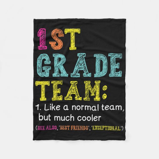 Leuke 1e klas team zoals normaal maar cooler Byck Fleece Deken (Voorkant)
