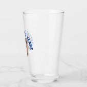 Leuke 21e verjaardag AANGEPASTE TEKST Foto Pint Glas (Links)