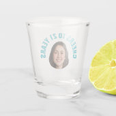 Leuke 21e verjaardag AANGEPASTE TEKST Foto Shot Glas (Achterkant)