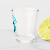 Leuke 21e verjaardag AANGEPASTE TEKST Foto Shot Glas (Rechts)