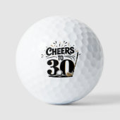 Leuke 30e verjaardag golfballen (Voorkant)
