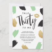 Leuke 30e verjaardag uitnodiging (Voorkant)