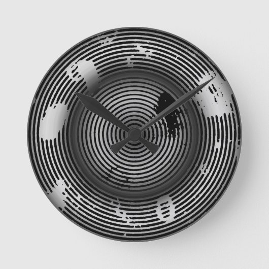 Leuke 3D Abstracte kunst Ronde Klok (Voorkant)