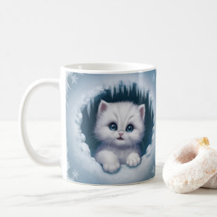 Leuke 3D Kitten Mok Wrap - Koffiekopjes