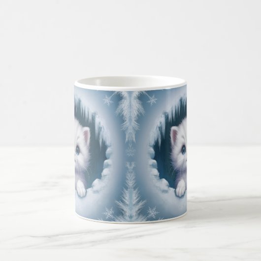 Leuke 3D Kitten Mok Wrap - Koffiekopjes (Center)