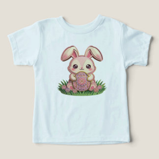 Leuke 3D papieren roze paashaas met mandala E