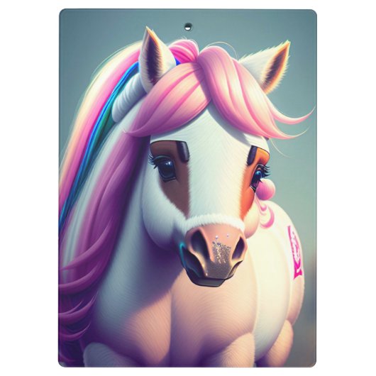Leuke 3D Spirit Pony 2 Klembord (Achterkant)