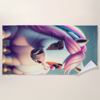 Leuke 3D Spirit Pony 2 Strandlaken