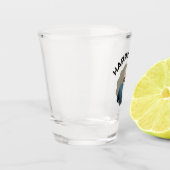 Leuke 40e verjaardag Aangepaste tekst foto shotgla Shot Glas (Links)