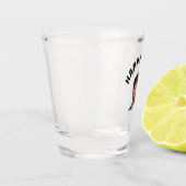 Leuke 40e verjaardag Custom Text Photo Shot Glass Glas (Links)
