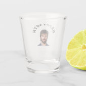 Leuke 40e verjaardag Custom Text Photo Shot Glass Shot Glas (Achterkant)