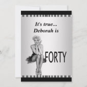 Leuke 40e verjaardag uitnodiging (Voorkant)