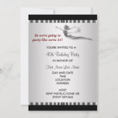 Leuke 40e verjaardag uitnodiging (Achterkant)