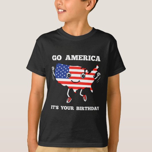 Leuke 4th van juli Amerika Patriottische Plezier T-shirt (Voorkant)