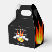 Leuke 50e verjaardag "Hot Tamale" gepersonaliseerd Bedankdoosjes (Voorkant Zijde)