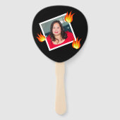 Leuke 50e verjaardag "Hot Tamale" gepersonaliseerd Handwaaier (Achterkant)