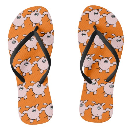 Leuke 5 Cartoon Varken Kies Kleur Vrouwen Slippers Teenslippers (Voetbed)