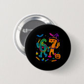 Leuke 67 Meme Glow Stijl Halloween 6 7 Ronde Button 5,7 Cm (Voorkant /achterkant)