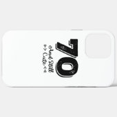 leuke 70e verjaardag quote gezegden Case-Mate iPhone case (Achterkant (horizontaal))