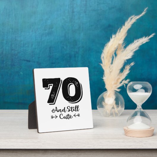leuke 70e verjaardag quote gezegden fotoplaat (Insitu)