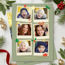 Leuke 7 Foto Familie Kerst Groet Sage & Goud