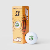 Leuke 80ste verjaardagsfeestje Aangepaste kar Mono Golfballen (Verpakking)