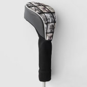 Leuke 9 foto-collage afbeeldingen golfheadcover (Schuin)