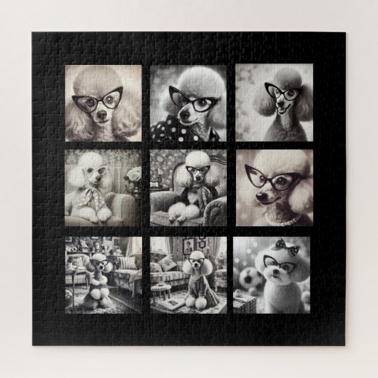 Leuke 9 foto collage afbeeldingen legpuzzel (Verticaal)