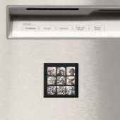 Leuke 9 foto-collage afbeeldingen magneet (Insitu (Vaatwasser))