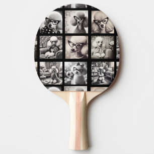 Leuke 9 foto collage foto's tafeltennisbatje