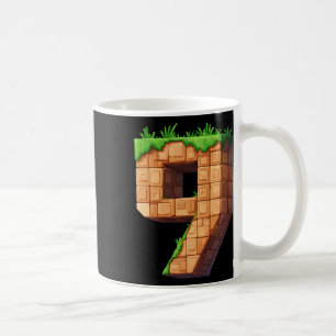 Leuke 9e verjaardag nummer 9 videogamer pixel them koffiemok