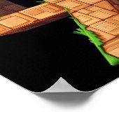 Leuke 9e verjaardag nummer 9 videogamer pixel them poster (Hoek)