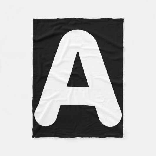 Leuke A Letter Halloween Kostuum Voor Groepsmatchi Fleece Deken (Voorkant)