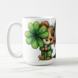 LEUKE AANBIDDELIJKE IERSE GESCHORENDE KNUFFELBEERE KOFFIEMOK