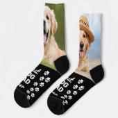 Leuke Aangepaste Beste HOND PAPA Persoonlijke 2 Hu Sokken (Links)
