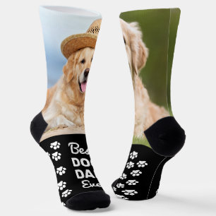 Leuke Aangepaste Beste HOND PAPA Persoonlijke 2 Hu Sokken