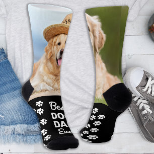 Leuke Aangepaste Beste HOND PAPA Persoonlijke 2 Hu Sokken