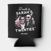 Leuke aangepaste dood voor uw 20-jarig verjaardags blikjeskoeler (Voorkant)