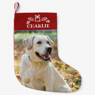 Leuke aangepaste foto huisdier hond kleine kerst kerstsok