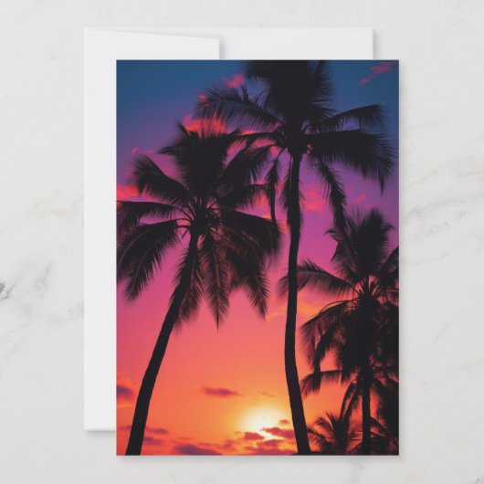 Leuke aangepaste foto Luau 100e verjaardagsfeestje Kaart (Achterkant)