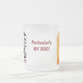 Leuke aangepaste Halloween hond Matglas Koffiemok (Center)