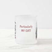 Leuke aangepaste Halloween kat Matglas Koffiemok (Center)