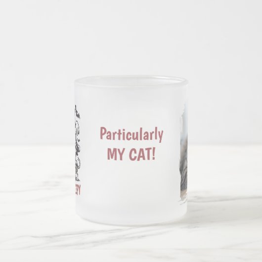 Leuke aangepaste Halloween kat Matglas Koffiemok (Center)