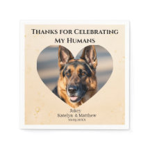 Leuke aangepaste huisdier hond hart frame dank je