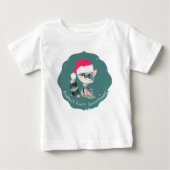 Leuke aangepaste kerst Baby wasbeer (Voorkant)